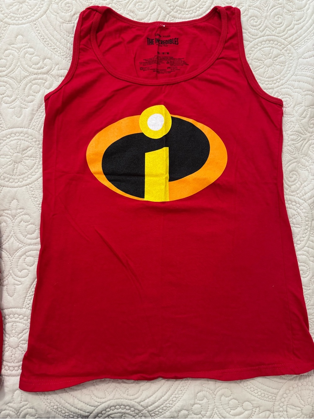 Women’s Disney Incredible Red Logo Tank Runner Costume